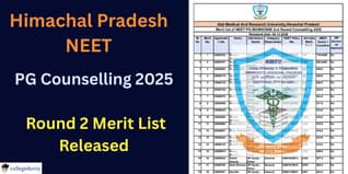 HP NEET PG Counselling 2025 Round 2 Merit List Released at amruhp.ac.in; Check List Here